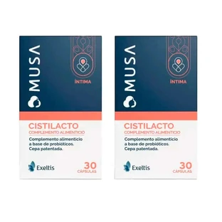 Musa Duplo Cistilacto Probiotique Probiotique Cystite , 2 x 30 gélules