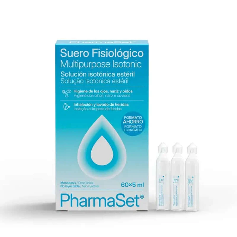 Pharmaset Zoutoplossing, 60 sachets X 5 Ml