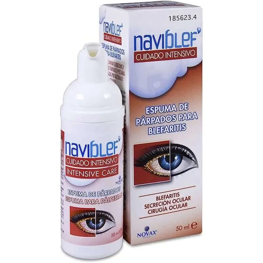 Novax Naviblef Cuidado Intensivo Blefaritis Párpado Espuma 50 ml