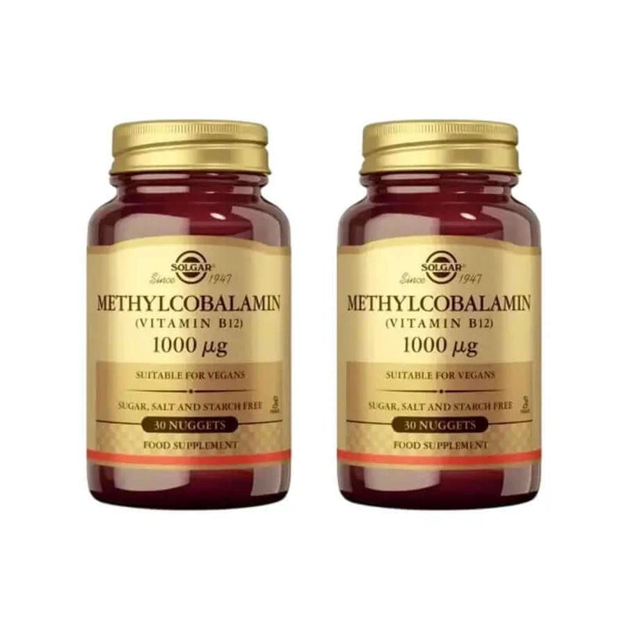 Solgar Methylcobalamin 1000 Mcg, 2X30 tablets