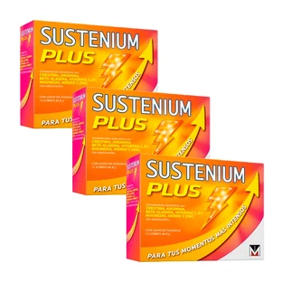 Sustenium Plus Triplo Complément alimentaire au jus d'orange 3 x (12 sachets x 8 g)