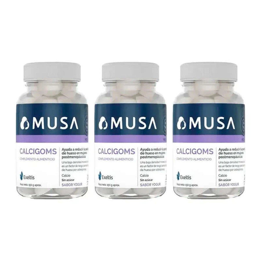 Musa Calcigoms Gummibärchen Clacio , 3 x 30 Kapseln