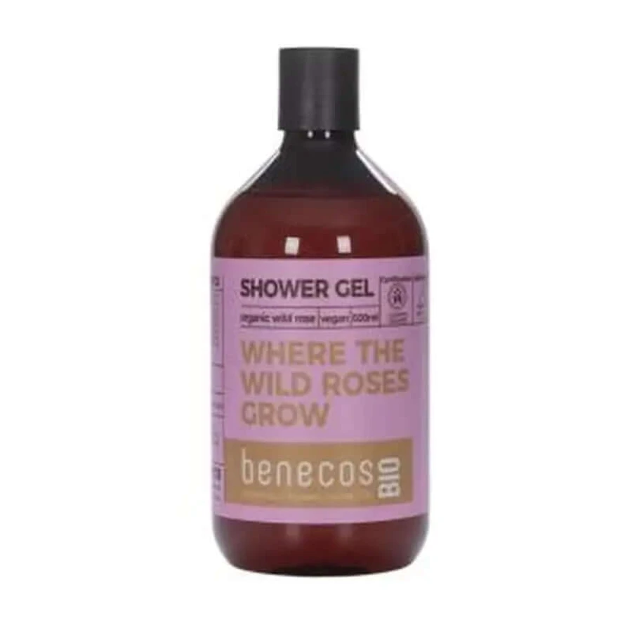 Benecos Rozenbottel Badgel 500Ml. Bio Veganistisch