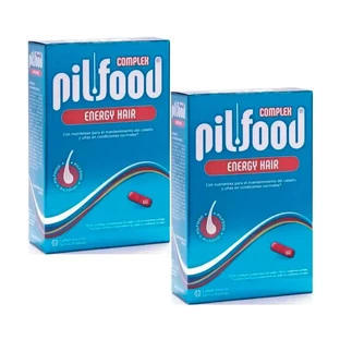 Pilfood Complex Nutrientes para cabello y uñas, envase 2 x 60 comprimidos