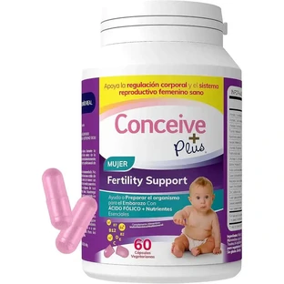 Sasmar Conceive Plus Soutien à la Fertilité Féminine, 60 gélules