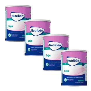 Nutribén Gehydroliseerde sojamelk, 4 X 400 gram