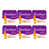 Femibion 2 Embarazo con ácido fólico y vitaminas, envase 6 x 28 comprimidos
