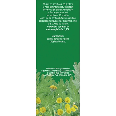 Wormwood Tea, D114, 50 g, Fares
