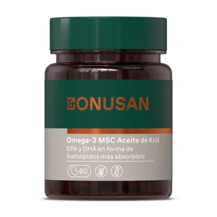 Bonusan Omega-3 Aceite de Krill , 60 perlas