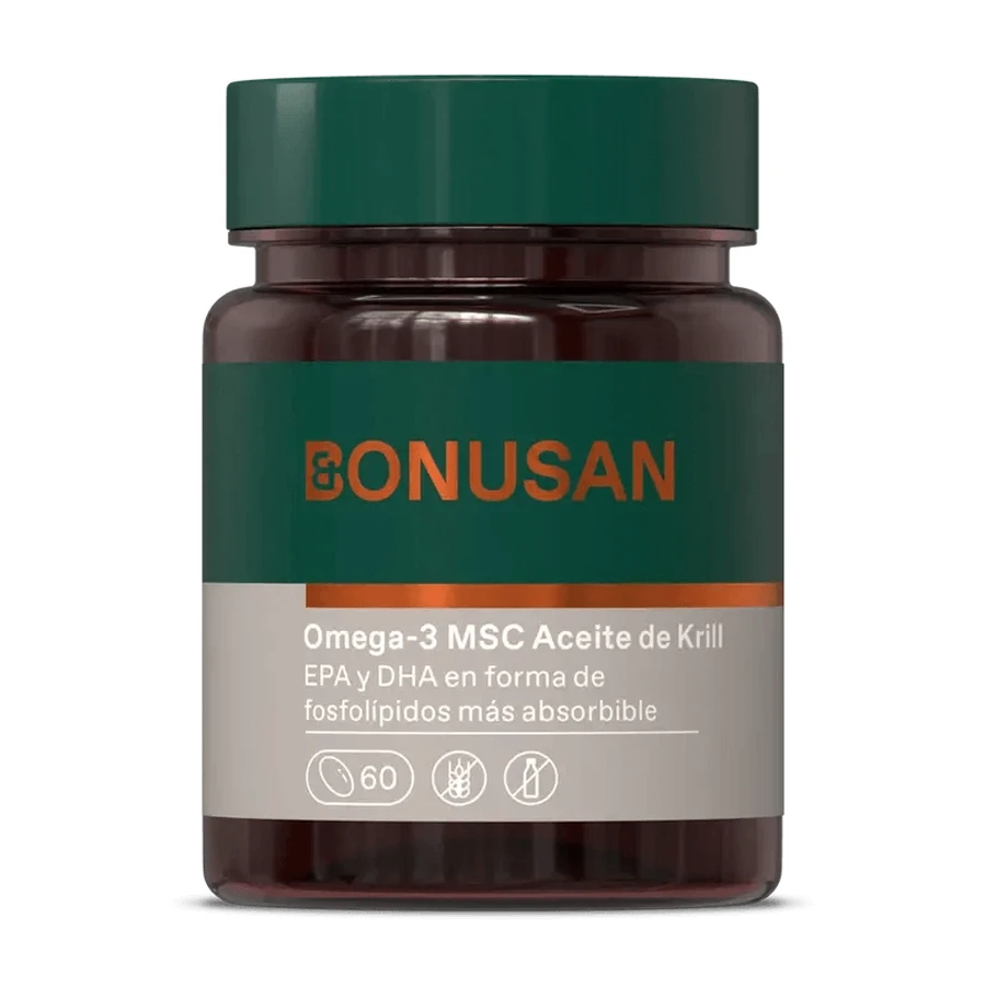 Bonusan Omega-3 Aceite de Krill , 60 perlas