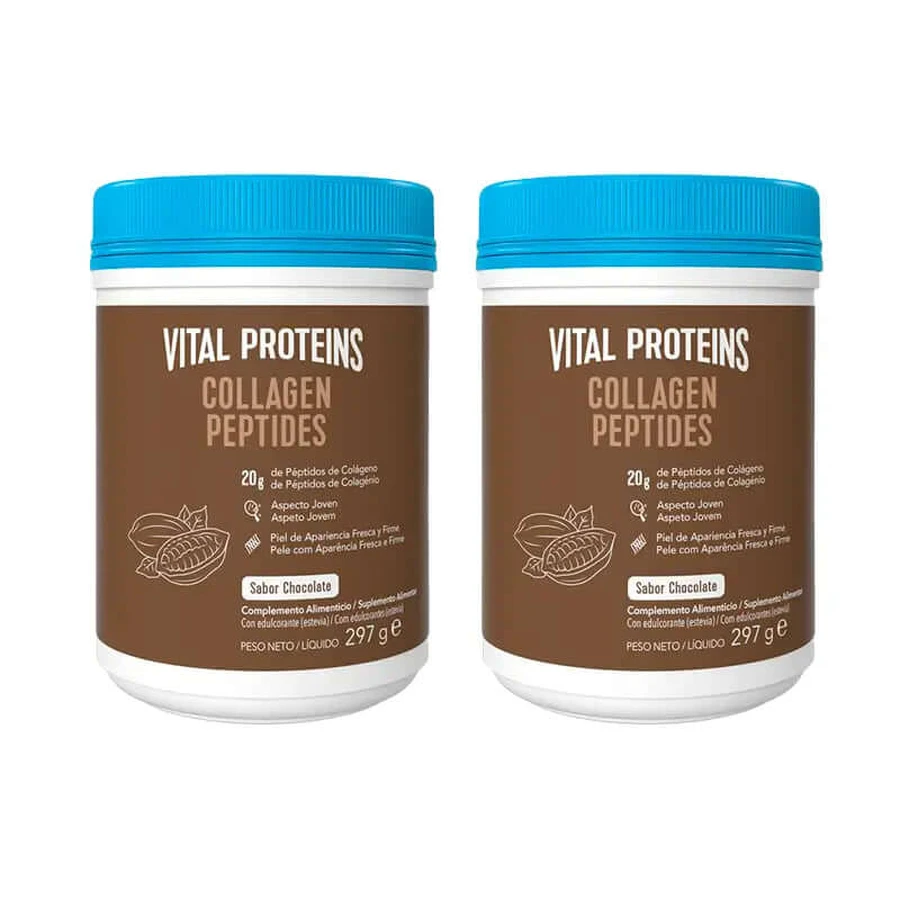 Vital Proteins Duplo Collagen peptides with chocolate flavor, 2x 297 g