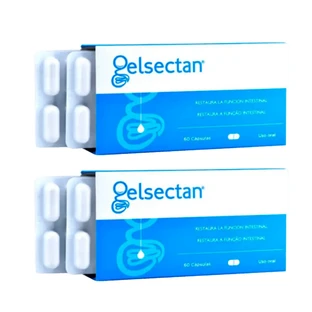 Gelsectan Pack 2 unidades Función intestinal 60 cápsulas