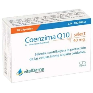 Vitalfarma Coenzyme Q10 Select 40Mg. 30Cap.