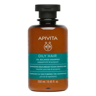 APIVITA Balancerende shampoo voor vet haar met munt en propolis 250 ml