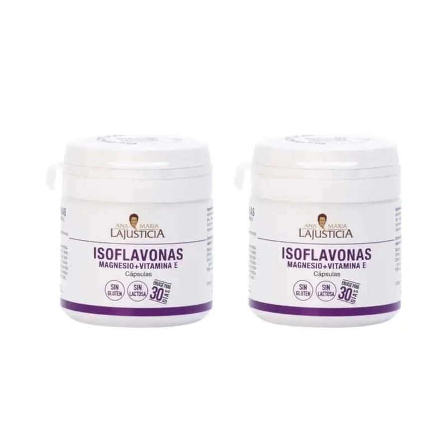 Ana Maria Lajusticia Isoflavone avec magnésium + vitamine E, 2x30 gélules