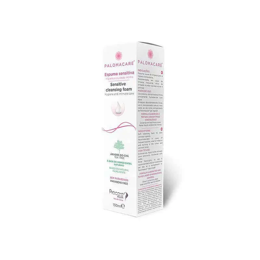 Palomacare sensitive foam for vulvovaginal cleansing 150 ml