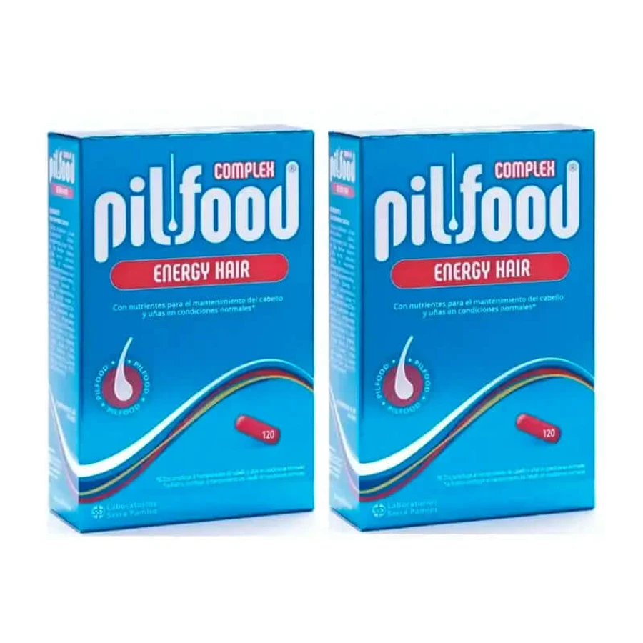 Pilfood Complex Voedingsstoffen voor haar en nagels, verpakking 2 x 120 tabletten