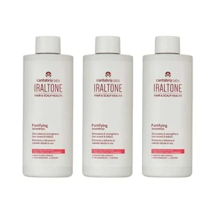 Iraltone fortifying shampoo, pack 3 X 400 Ml