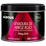 Aldous Bio Aldous Roter Hefereis mit Coenzym Q10 , 400 Tabletten
