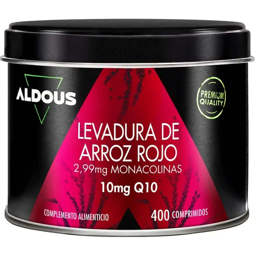 Aldous Bio Aldous Red Yeast Rice with coenzyme Q10 , 400 tablets