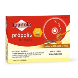 Juanola Regaliz Propóleo, 24 comprimidos