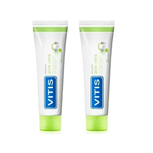 Vitis Aloe Vera and apple toothpaste, 2X100 Ml