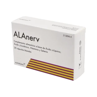 Alanerv Food supplement , 20 softgels