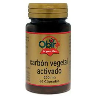 Obire Geactiveerde Plantaardige Koolstof 200 Mg , 60 capsules