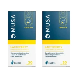 Musa Duplo Lactoferty Probiotic Probiotic Fertility , 2 x 30 capsules