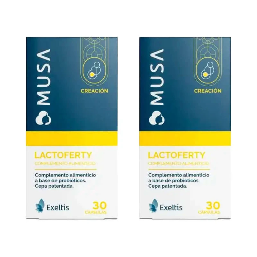 Musa Duplo Lactoferty Probiotic Probiotic Fertility , 2 x 30 capsules