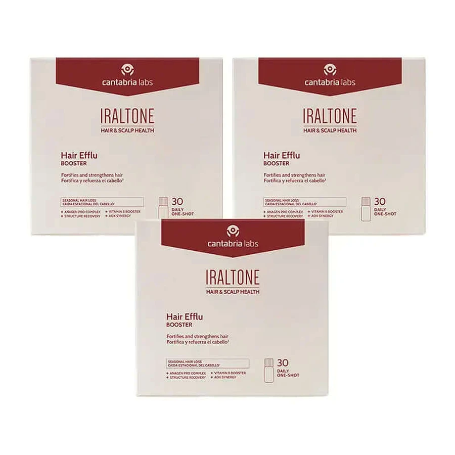 Iraltone Capillary Efflu Efflu Booster, pack 3 , 90X15Ml