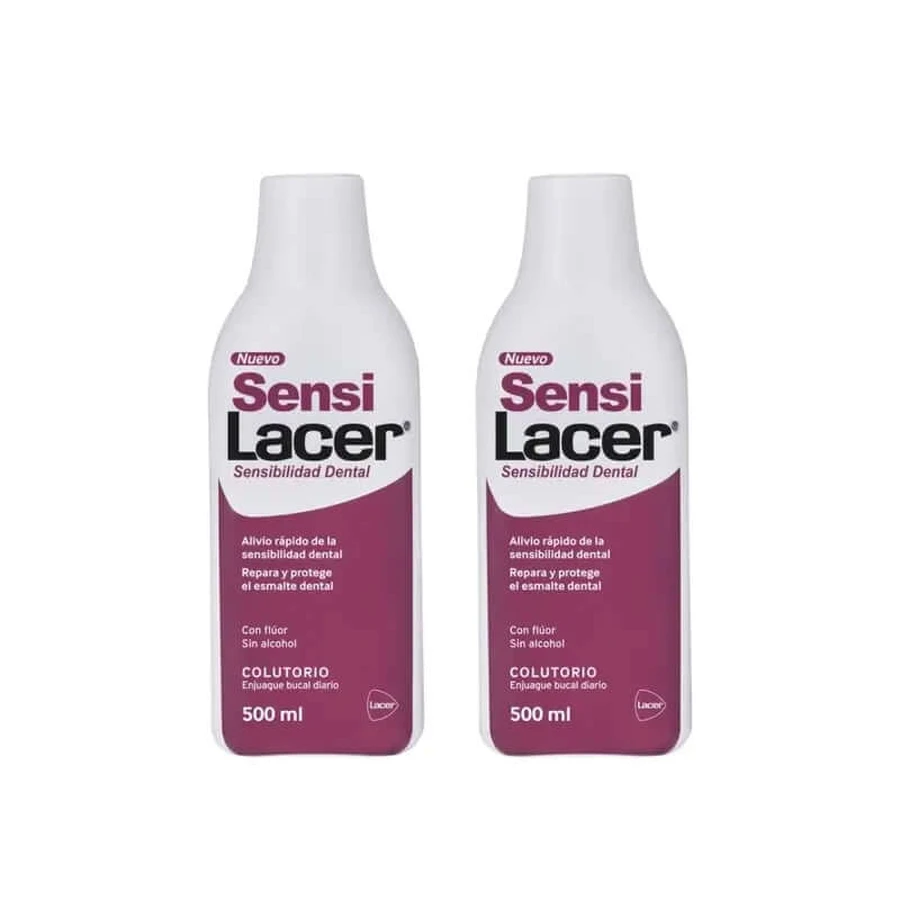 Mondspoelmiddel Lacer Duplo Sensilacer, 2 x 500 ml