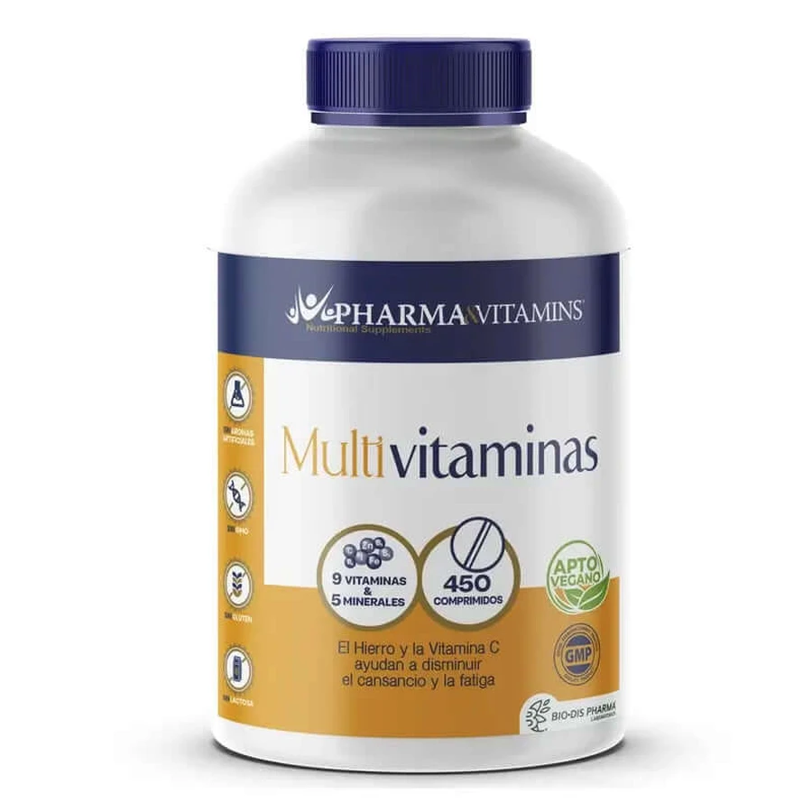 Pharma & amp; Vitaminas Múltiples vitaminas , 450 comprimidos