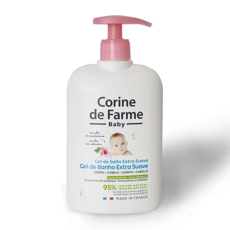 Corine De Farme Extra Gentle bath gel with almond flowers, 500 ml
