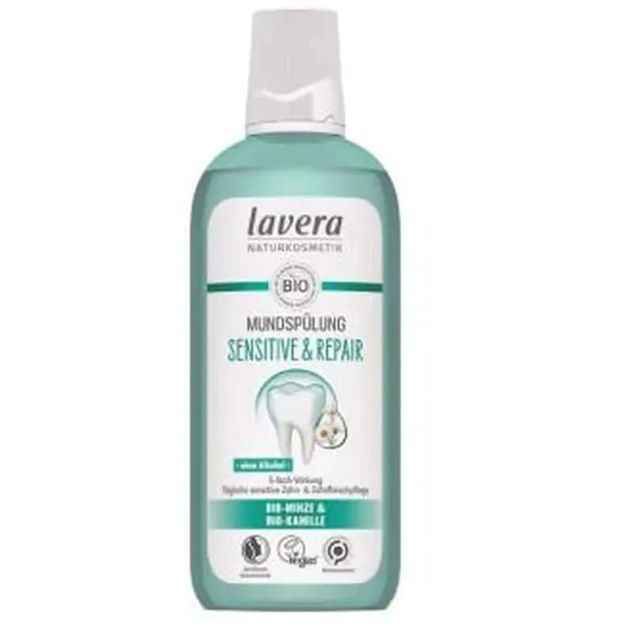 Lavera Sensitive Repair Mouthwash with fluoride 400Ml.