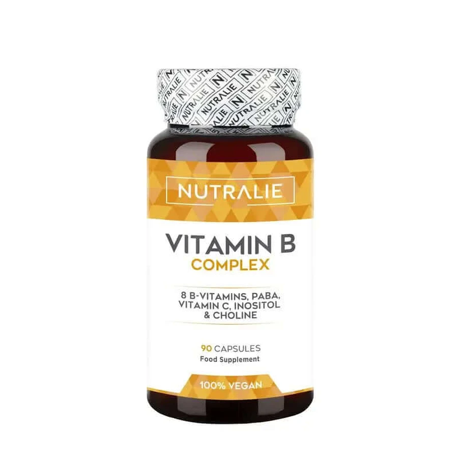 Nutralie Vitamin B-Komplex + Vitamin C + Vitamin C + Cholin + Inositol + Paba, 90 Kapseln