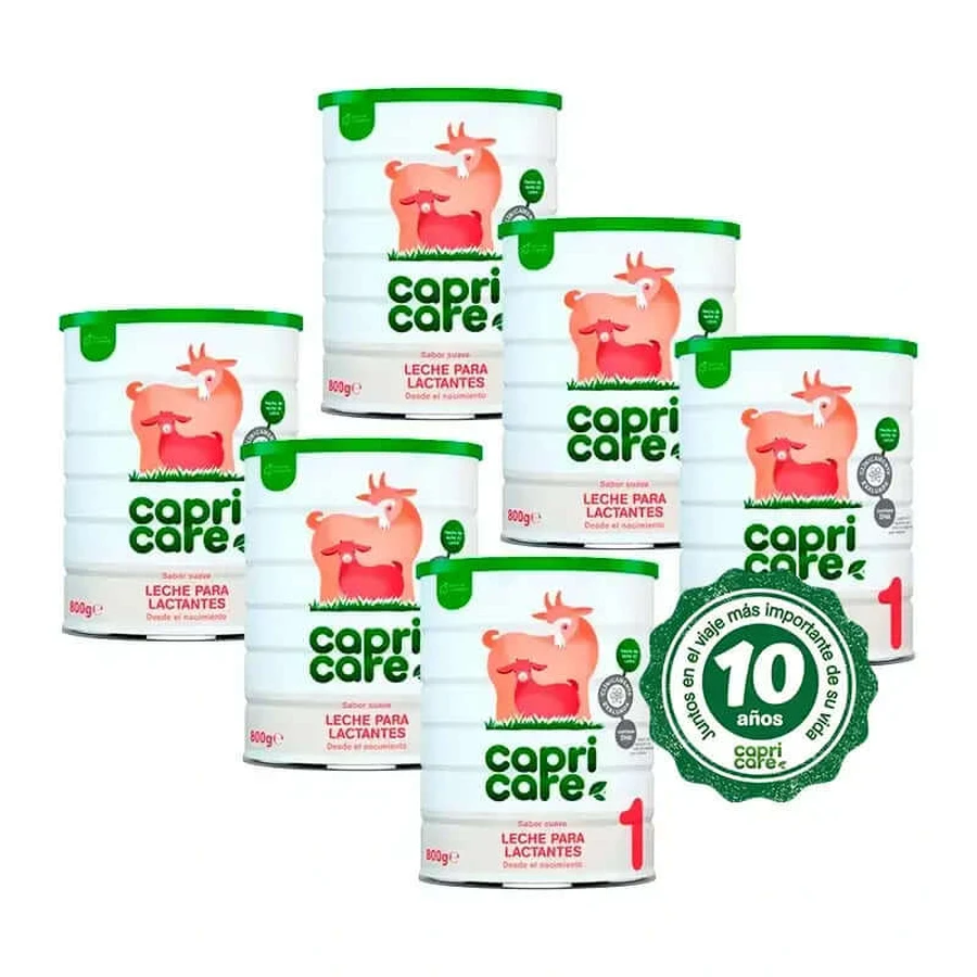 Capricare 1 Infant formula, pack 6 X 800 Gr