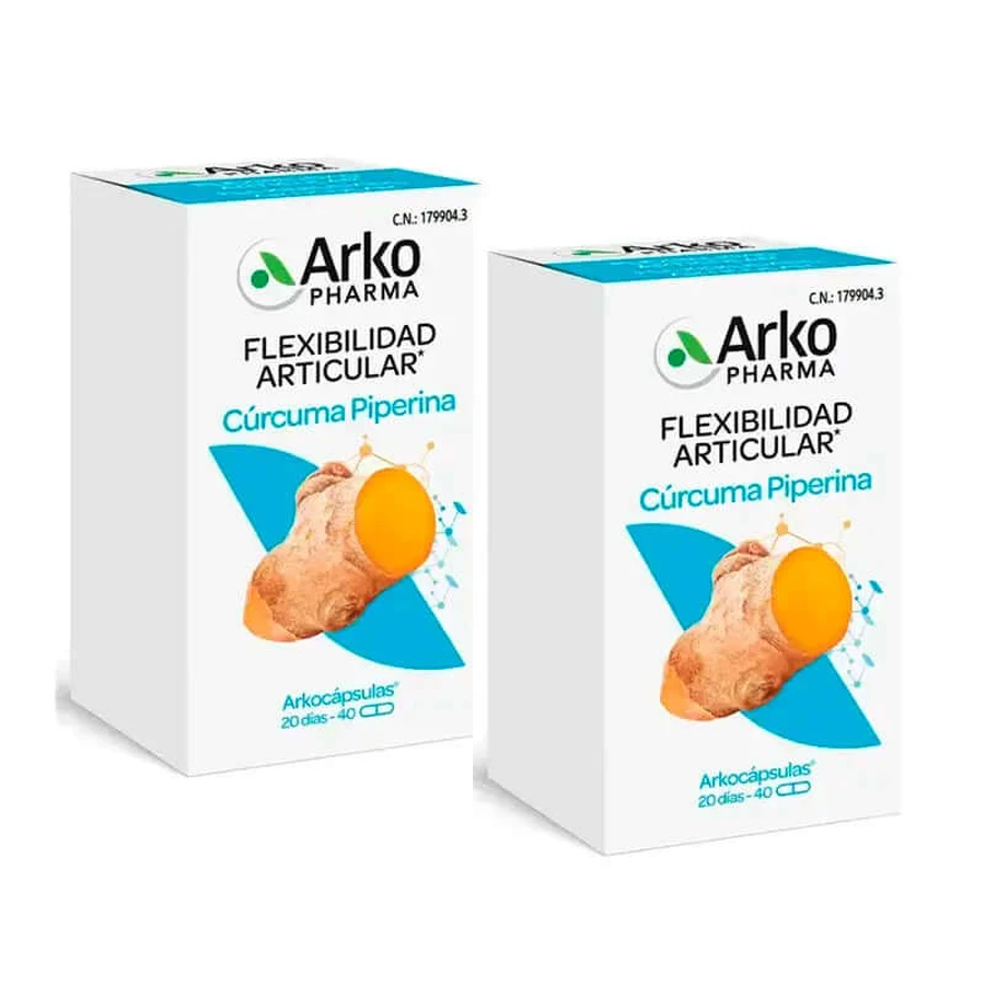 Arkopharma Arkocapsules Turmeric Bio, 2x40 capsules
