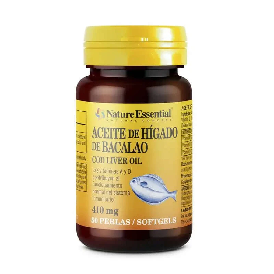 Nature Essential Cod Liver Oil , 50 perle