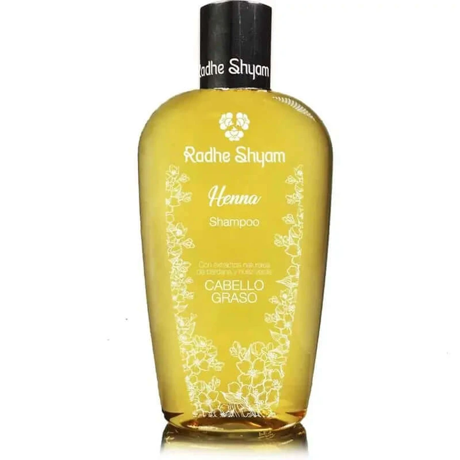 Shampooing au henné Radhe Shyam pour cheveux gras, 250 ml