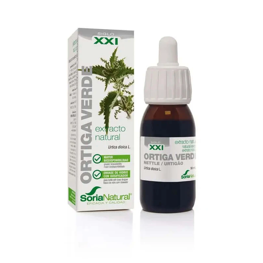 Soria Natuurlijk Groene Brandnetelextract S Xxi, 50 ml