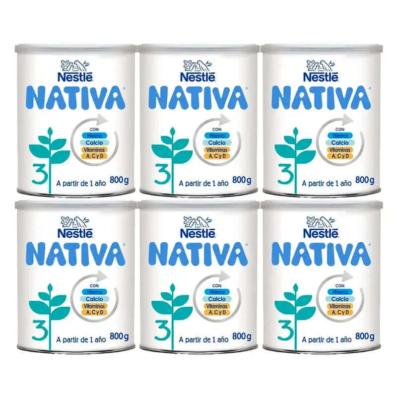 Nestlé Nativa 3, pack 6 x 800 grams