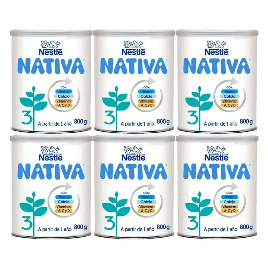Nestlé Nativa 3, verpakking 6 x 800 gram