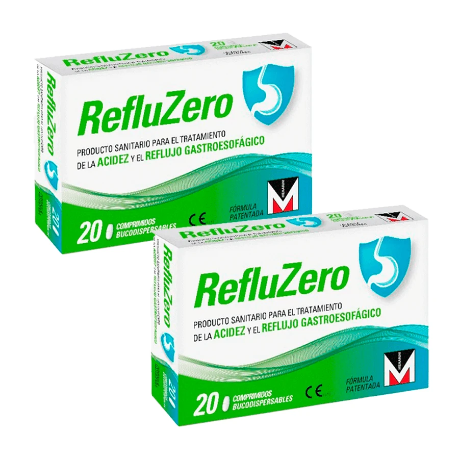 Refluzero Duplo Brandend maagzuur en reflux 2 x 20 tabletten