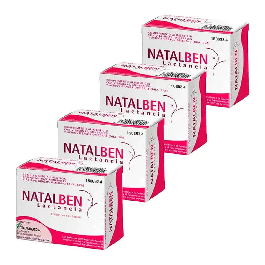 Natalben Lactation , 4 x 60 Kapseln