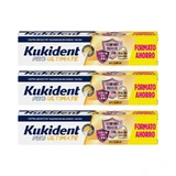 Kukident Triple Pro Ultimate smaakloos, 3 x 57 Gr