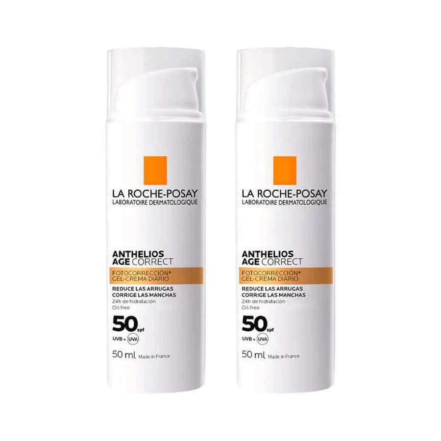 La Roche Posay Anthelios Age Correct SPF50 Gel Cream 2x50 ml