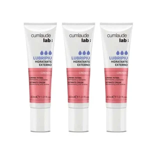 Cumlaude Lab Lubripiù Crema hidratante vulvar, envase 3 x 30 ml