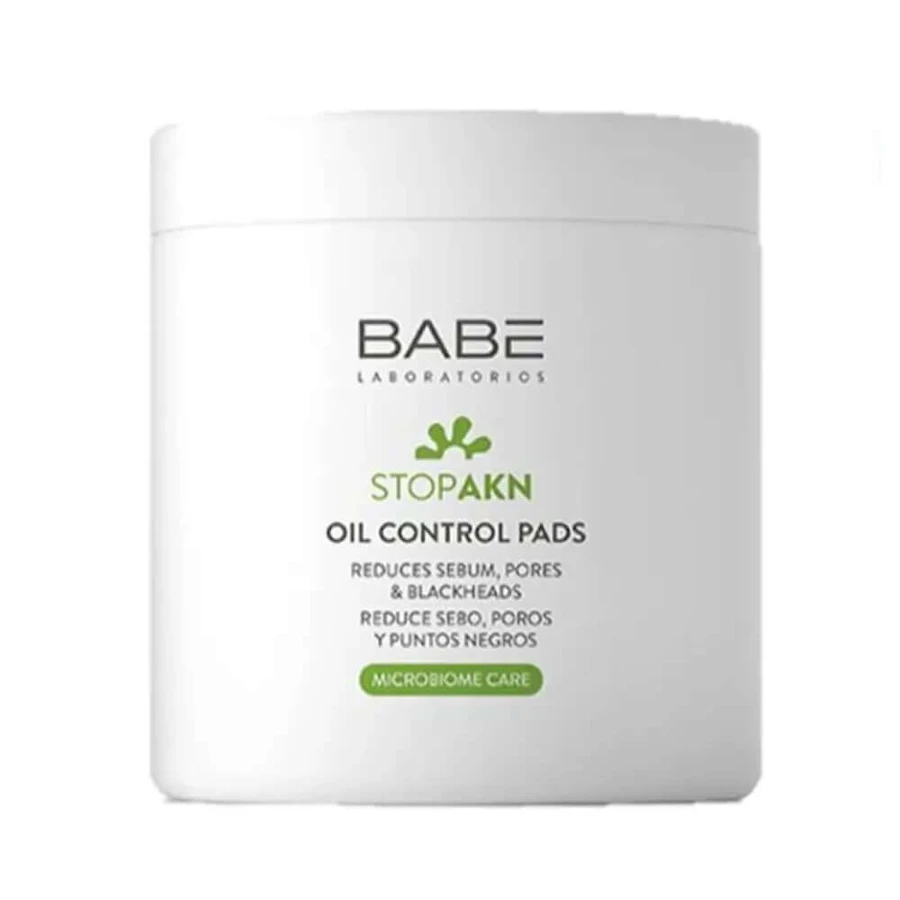 Babé Stop Akn almohadillas para el control de la grasa, 60 almohadillas