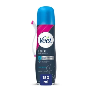Veet Expert Spray dépilatoire pour le corps et les jambes pour peau sensible, 150Ml